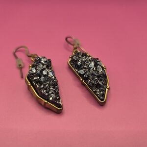 BCBGeneration Gold and Silver Dangle Earrings